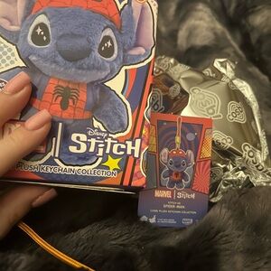 Disney Marvel Stitch in Spider-Man Outfit Keychain